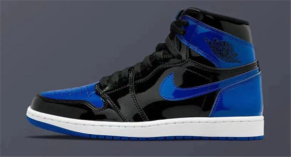 Women's Running Weapon Air Jordan 1 Black/Blue Shoes 0185 Women's Running Weapon Air Jordan 1 Black/Blue Shoes 0185